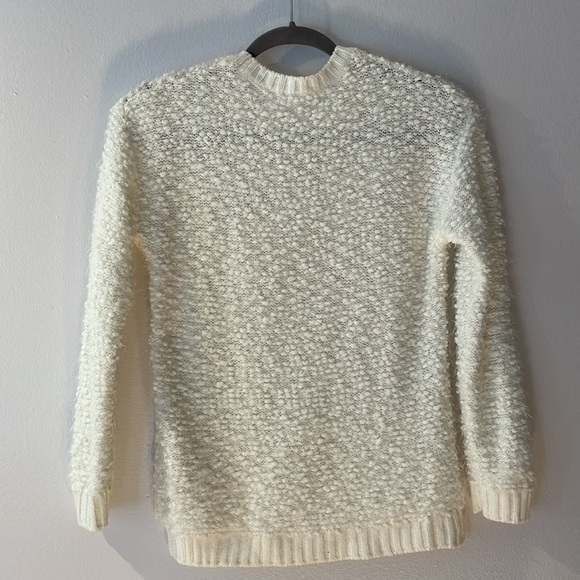 Copper Key Cream Boucle Popcorn Knit Crewneck Sweater - Picture 3 of 3